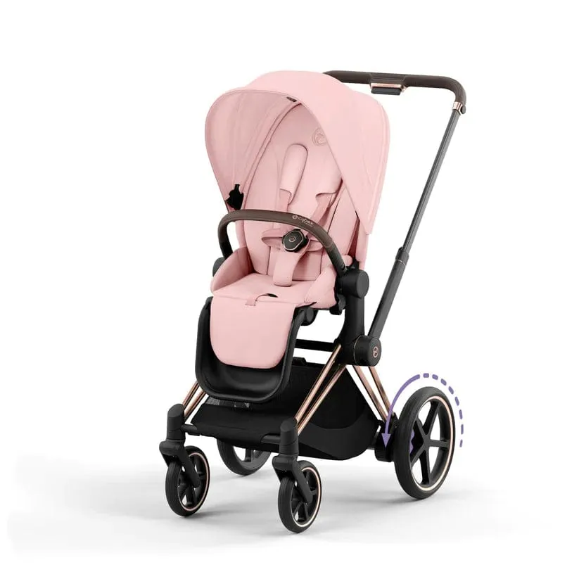 Cybex ePriam 2 Complete Stroller Rose Gold/Brown