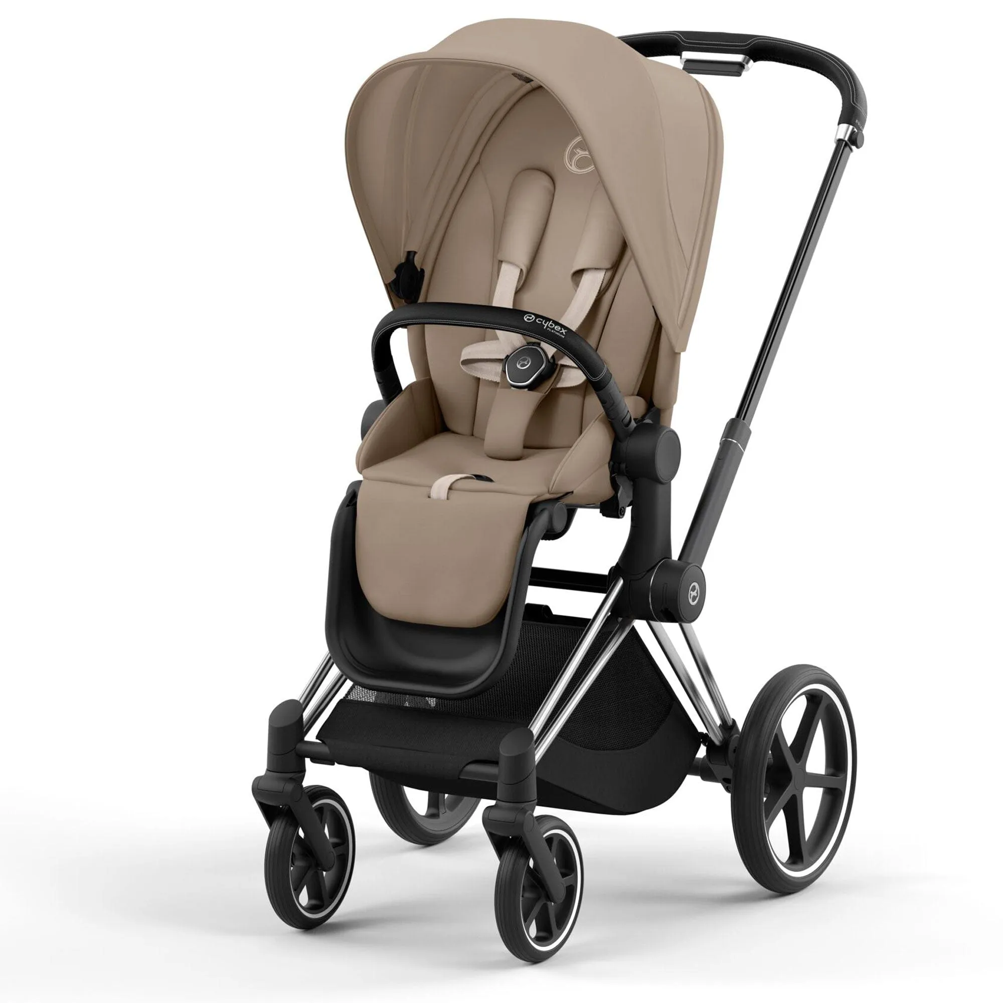 Cybex Priam Travel System With Cloud T in Cozy Beige