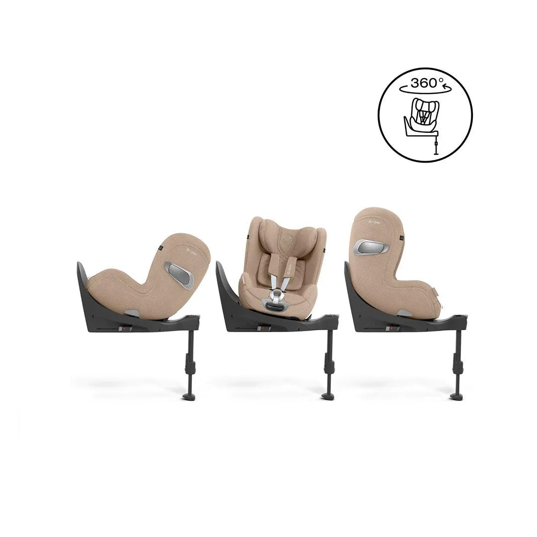 CYBEX Sirona T i-Size Plus Car Seat - Cozy Beige