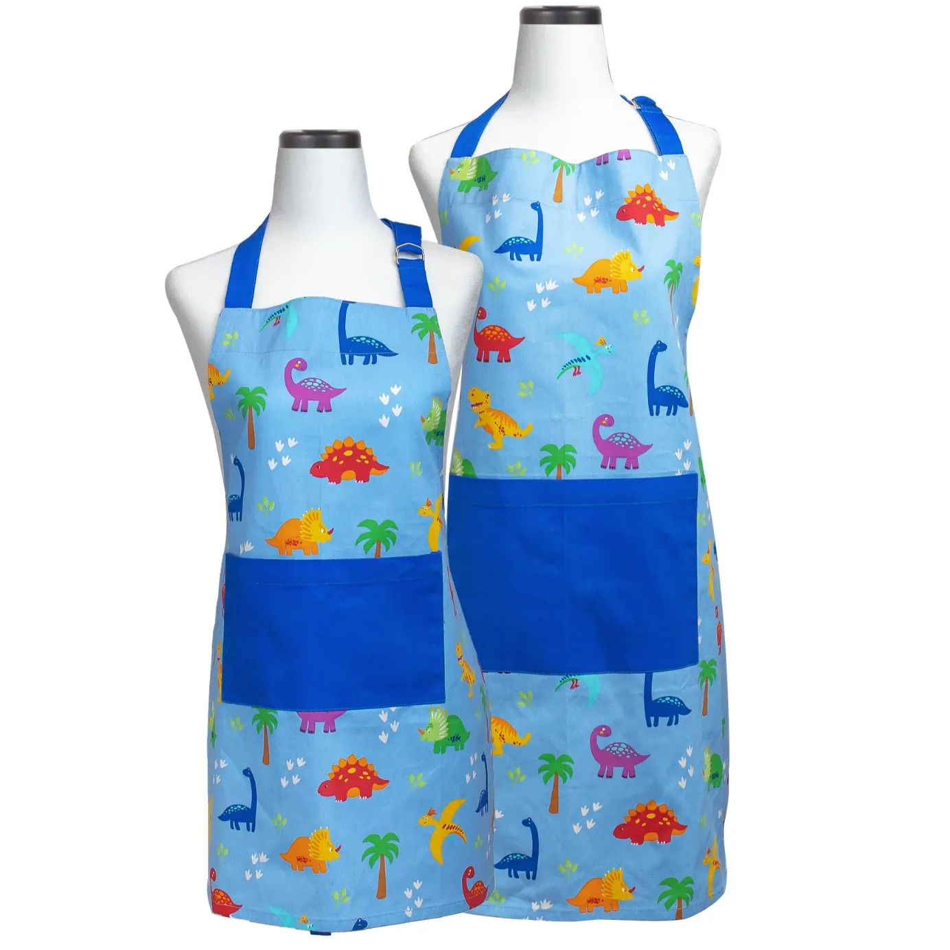 Dinosaur Adult & Child Apron Set