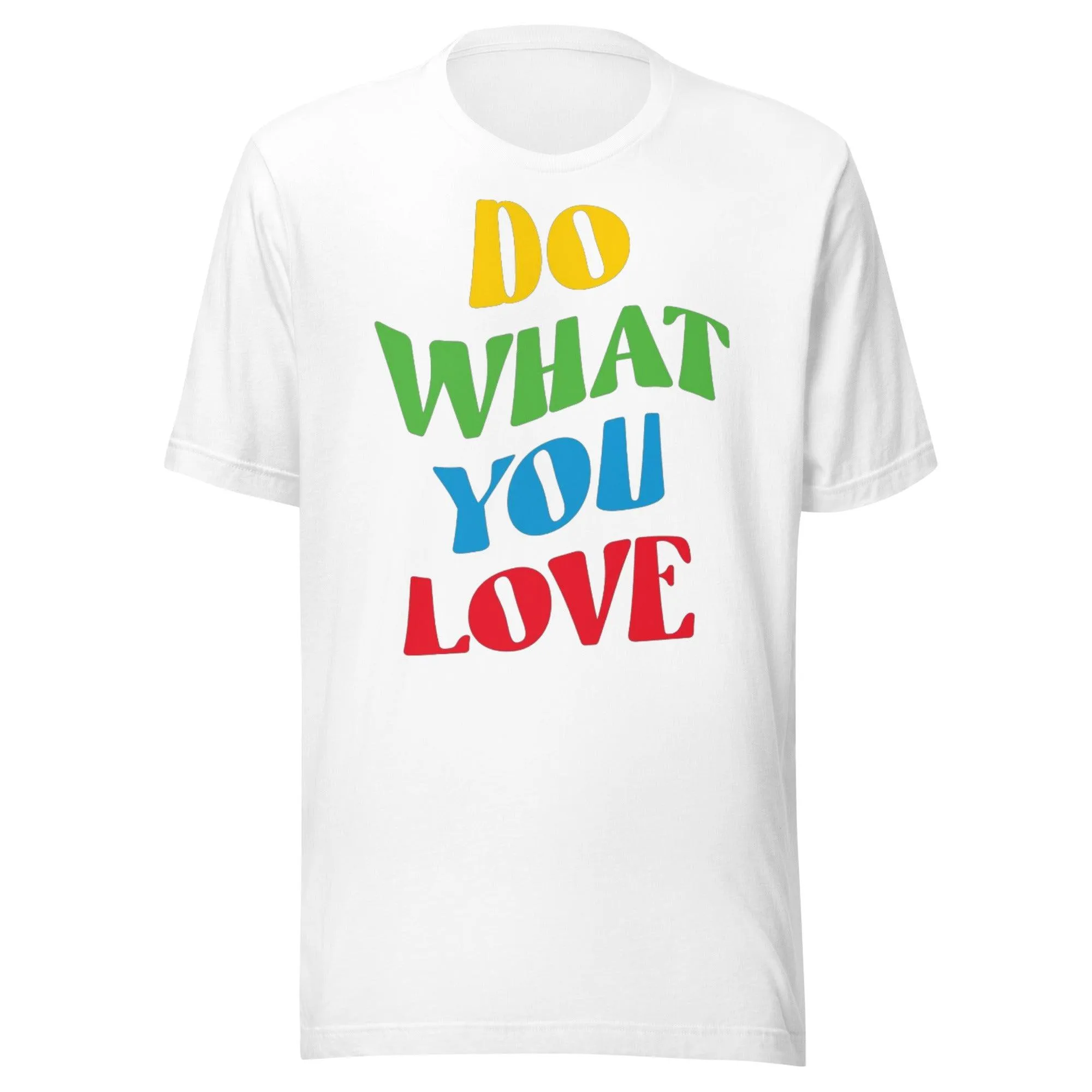 Do What You Love T-shirt Short Sleeve 100% Cotton Crew Neck Top