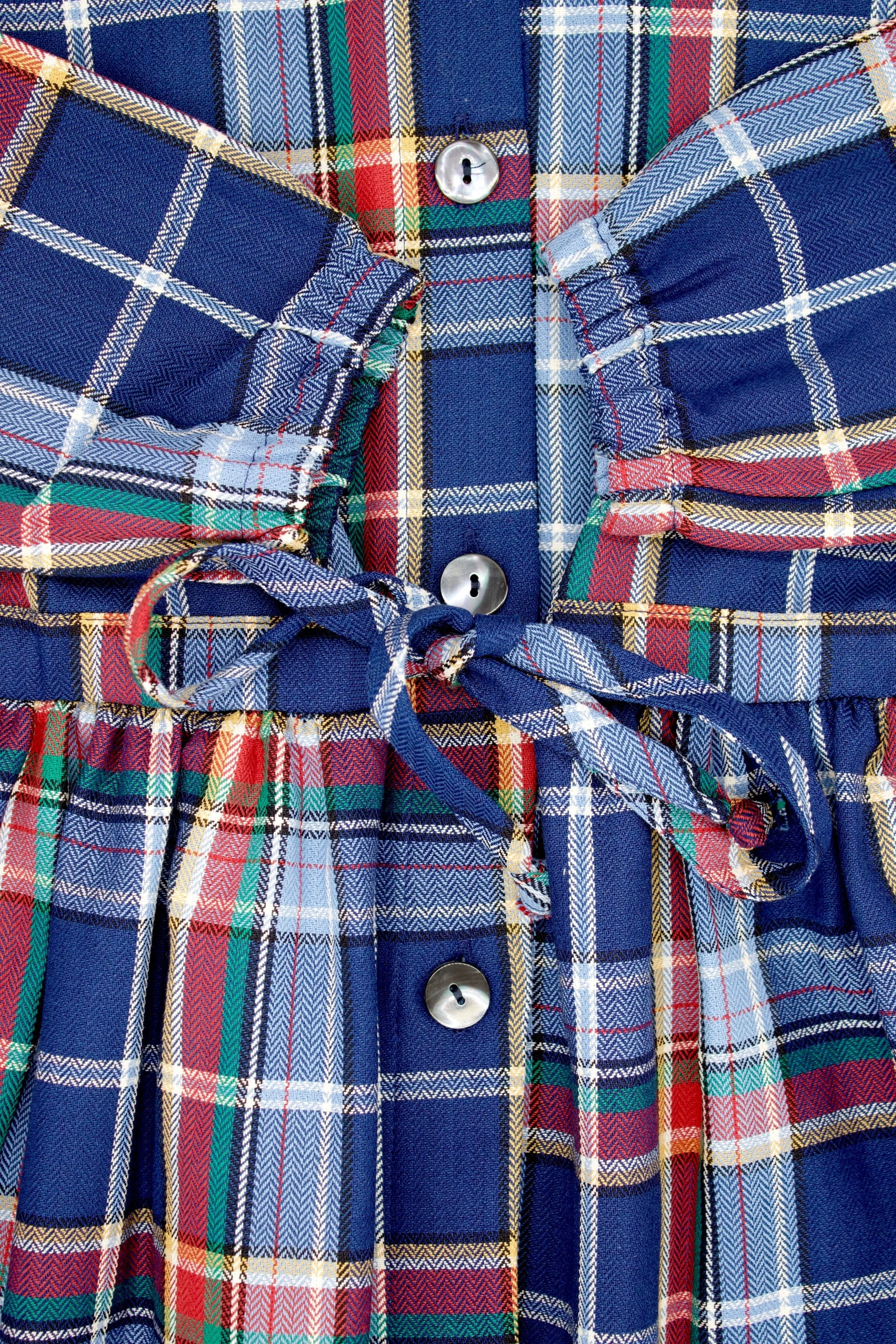 Dress - Blue Tartan