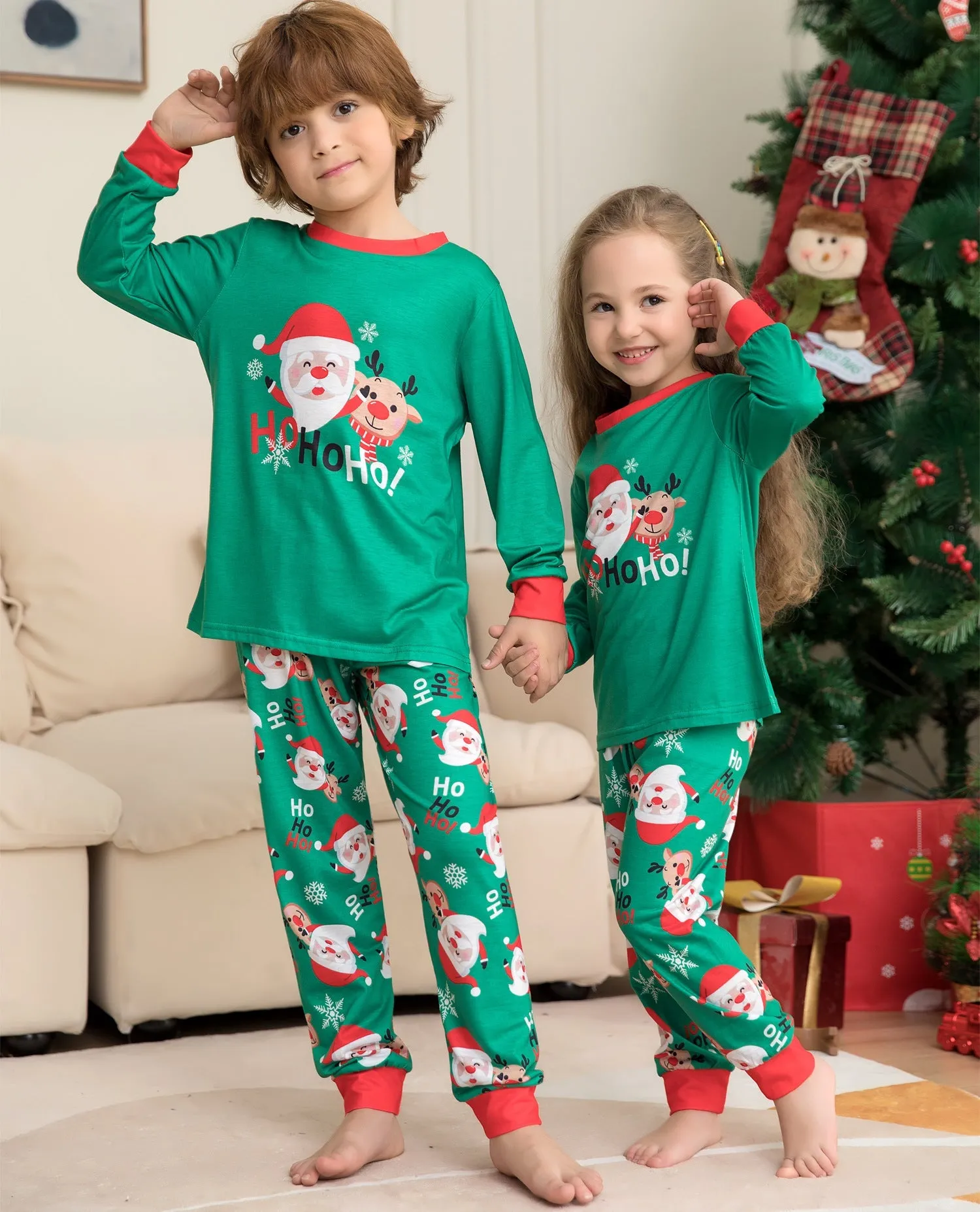 Family Christmas Matching PJ's Sets