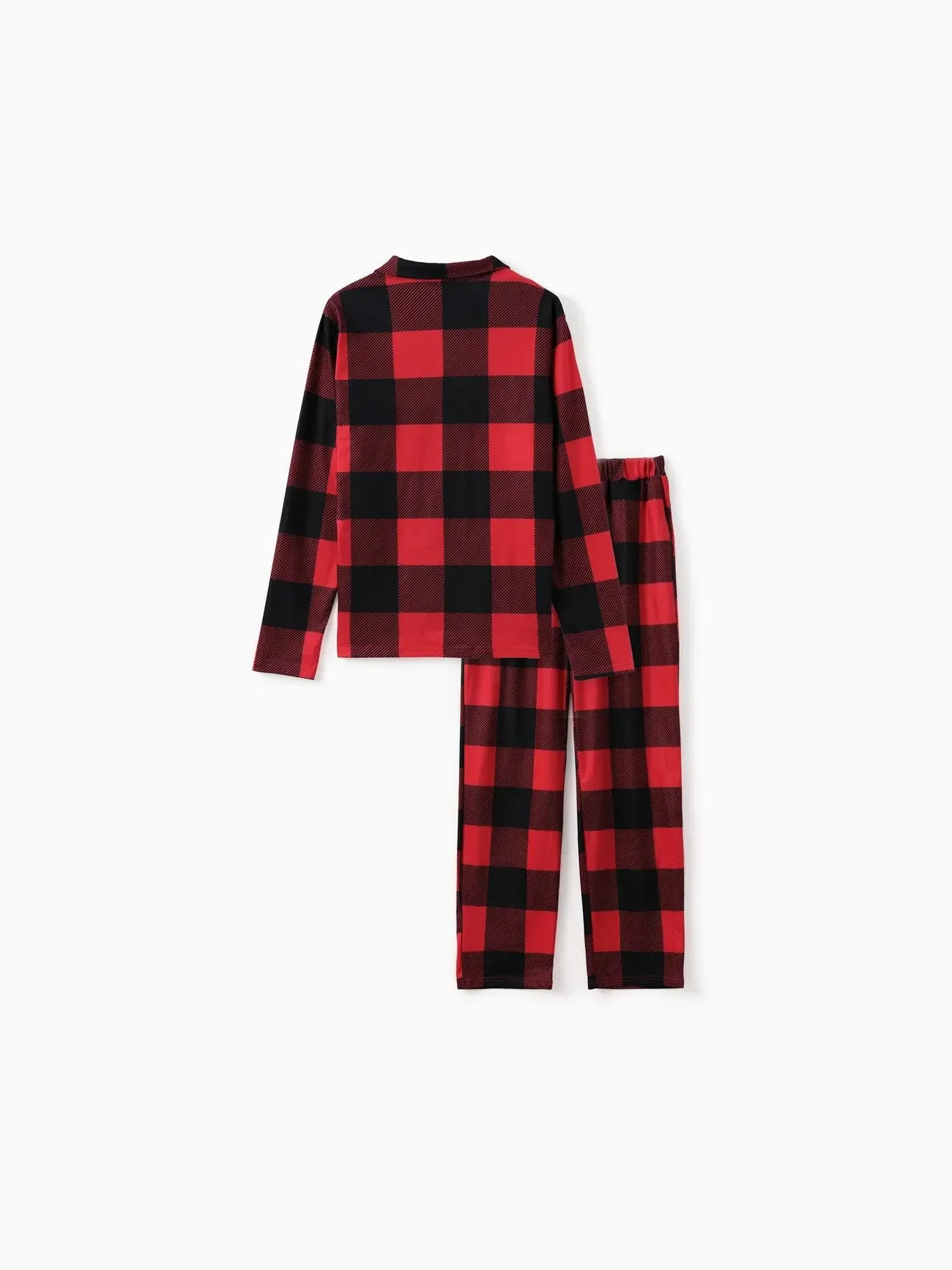 Family Christmas Plaid Design Pajamas Set