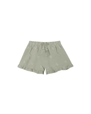 Girls Shorts | Leonie Short- Grapevine Embroidery | Rylee and Cru