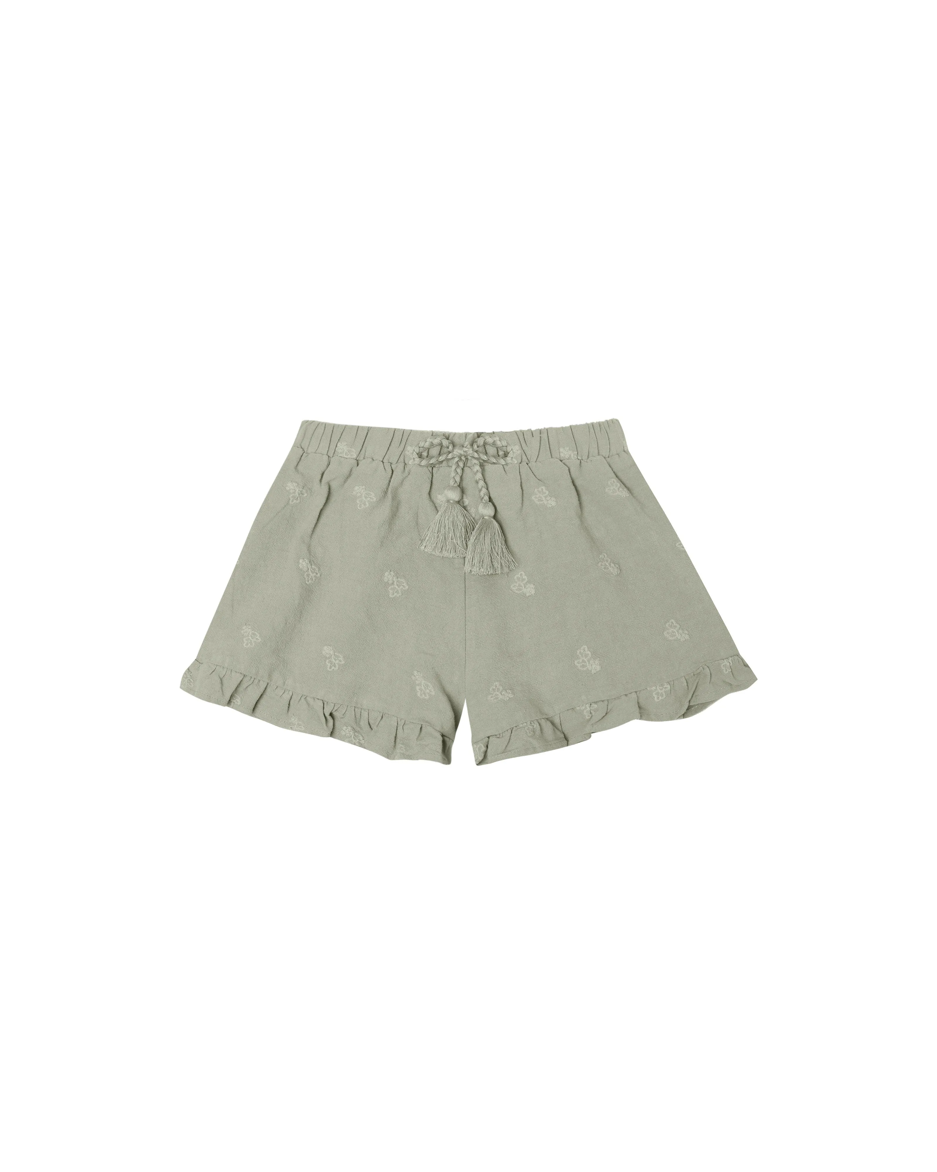 Girls Shorts | Leonie Short- Grapevine Embroidery | Rylee and Cru