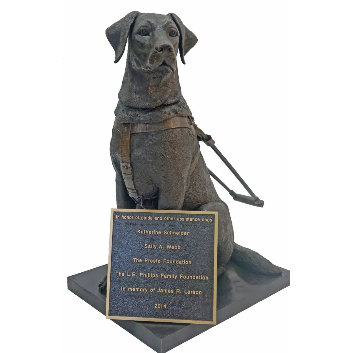 Guiding Eyes Labrador Statue