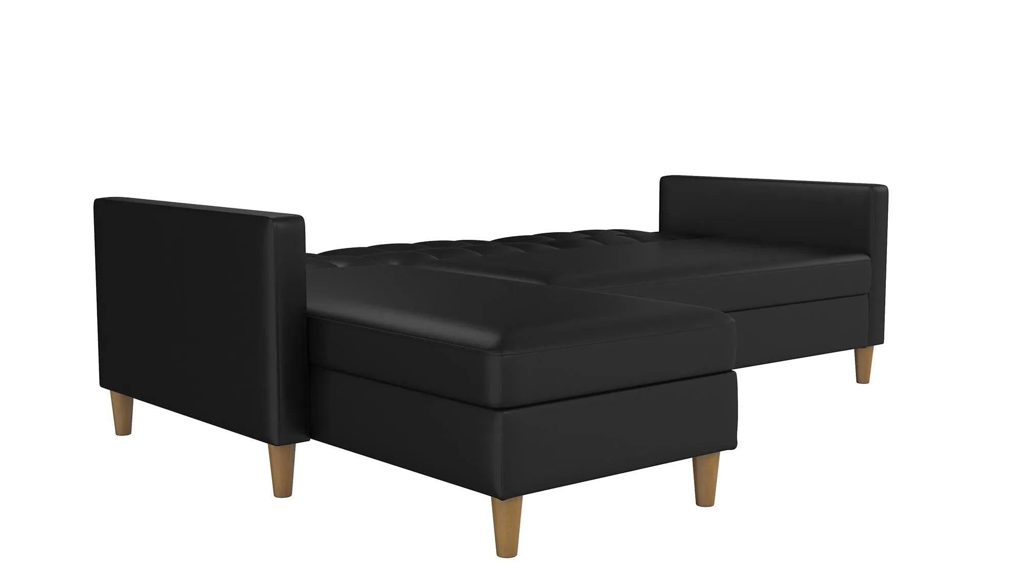 Hartford Storage Sectional Futon and Ottoman