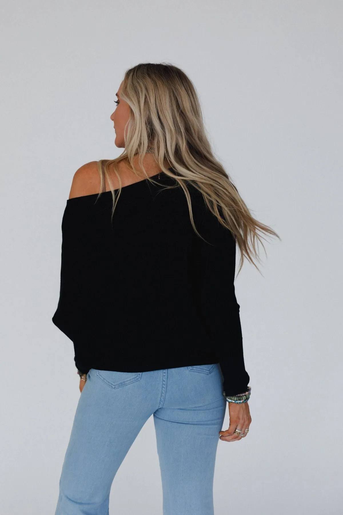 Harvest Dolman Top - Black