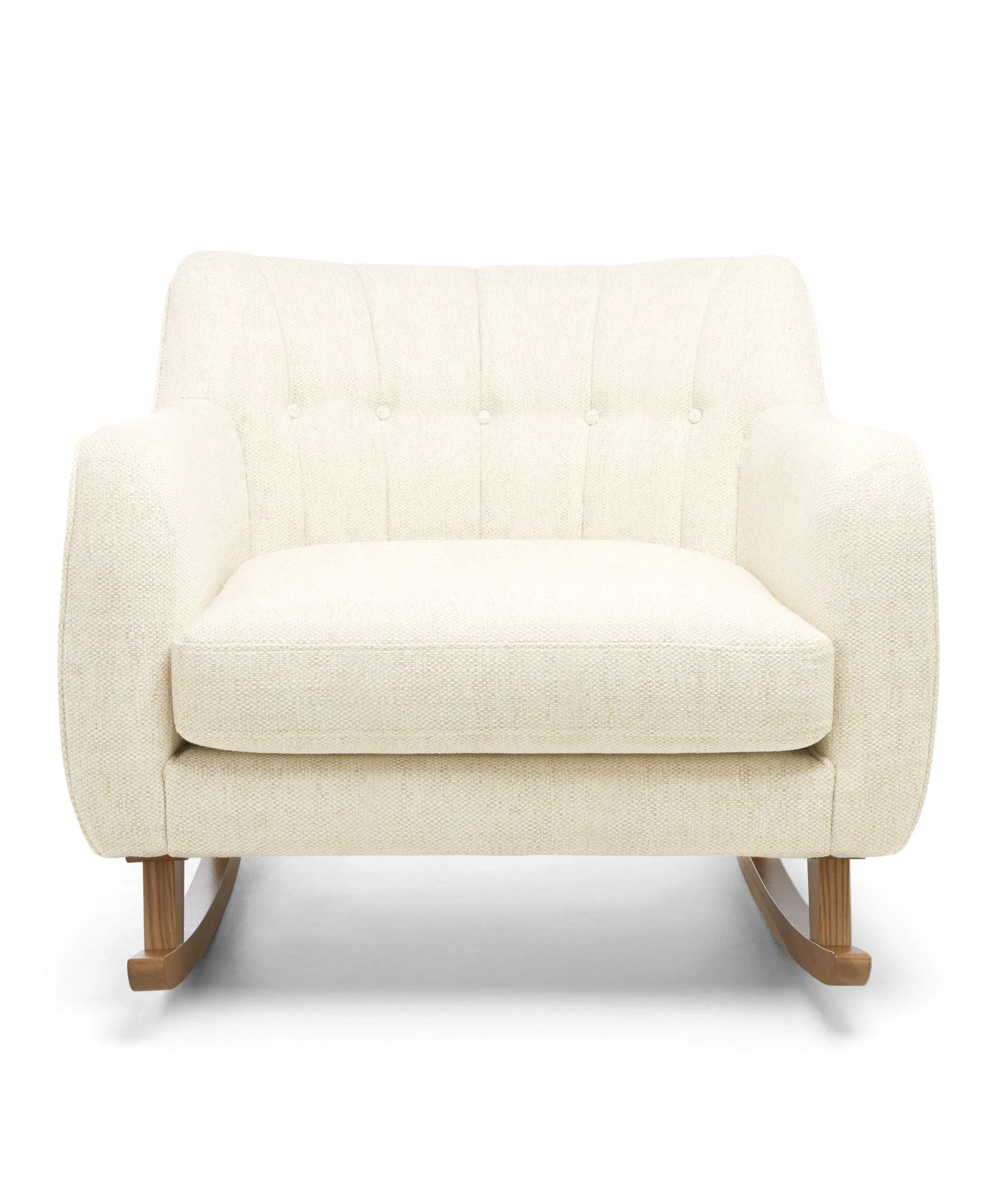 Hilston Cuddle Chair & Footstool Set - Sandstone Textured Weave