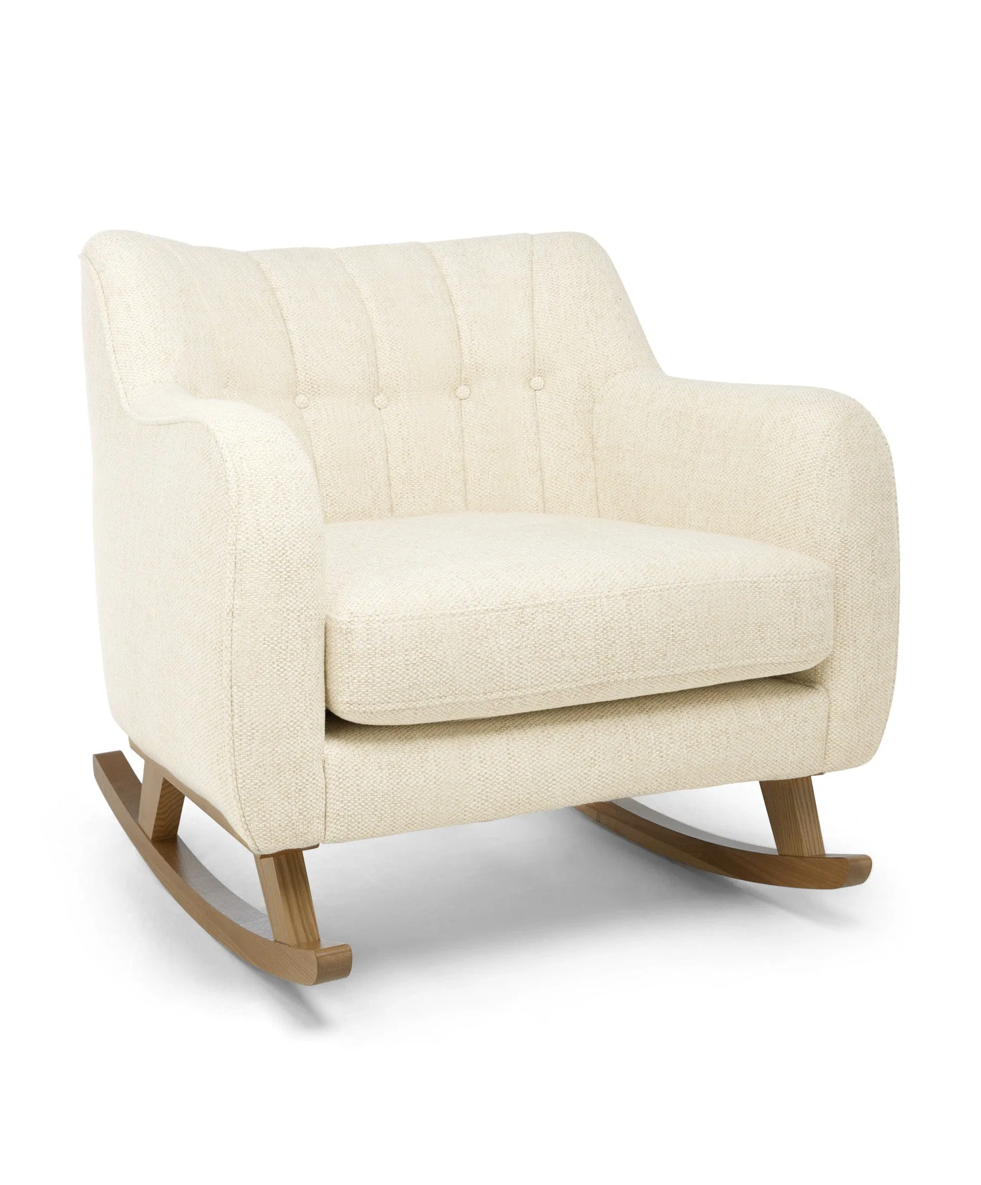 Hilston Cuddle Chair & Footstool Set - Sandstone Textured Weave