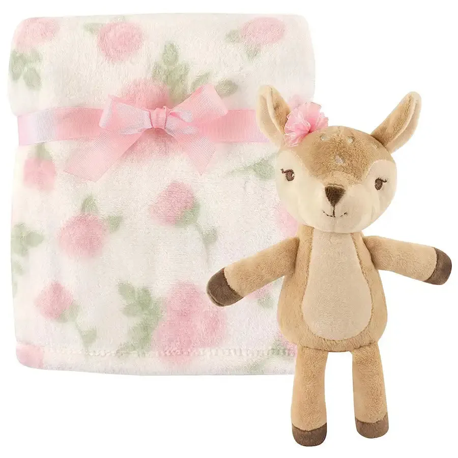 Hudson Baby Fleece Blanket & Toy Fawn