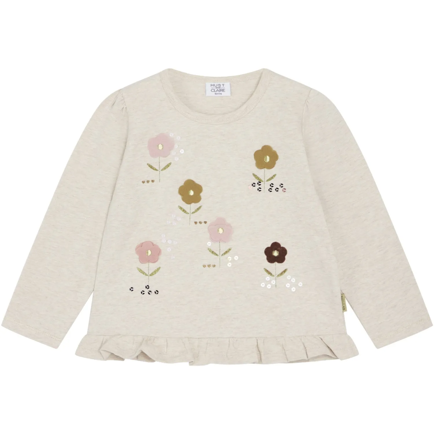 Hust & Claire Wheat Melange Mini Ajna T-shirt