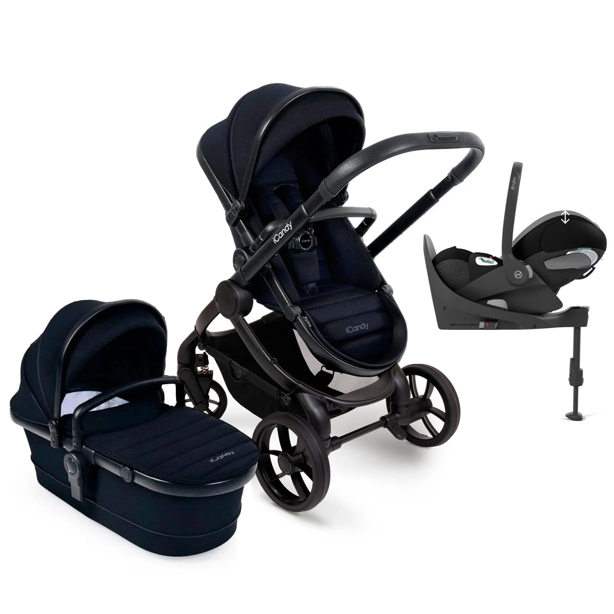 iCandy Peach 7 Cybex Combo Set in Black