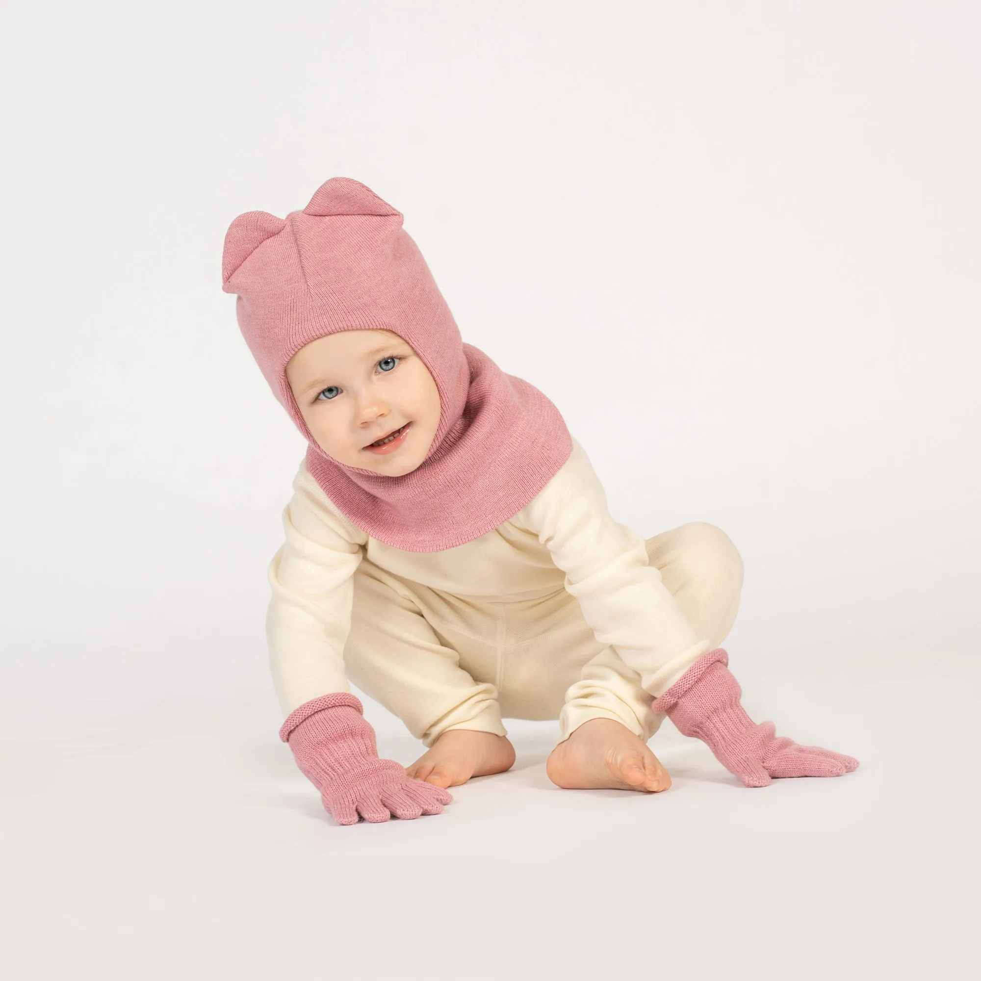 Kids' Merino Blend Balaclava with Ears