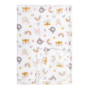 Large Ultra Soft Gender Neutral Fleece Baby Blanket for Boys and Girls - Bears