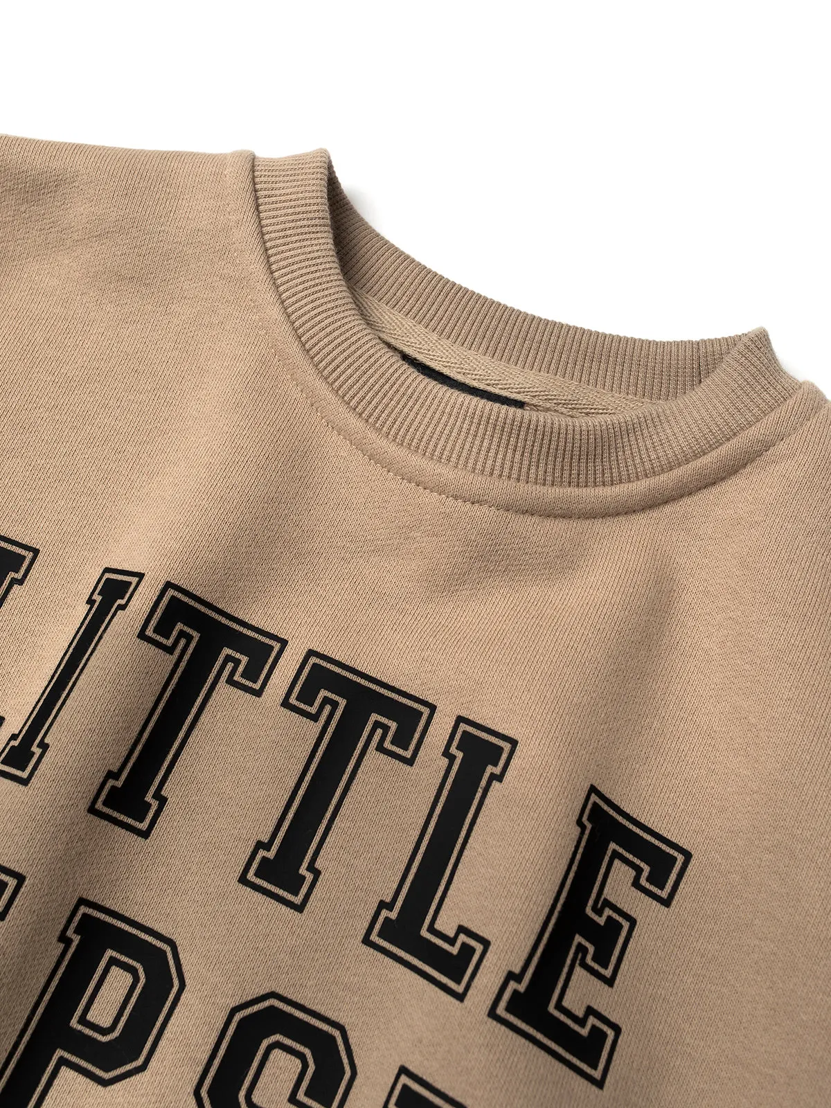 LB Collegiate Crewneck - Tan