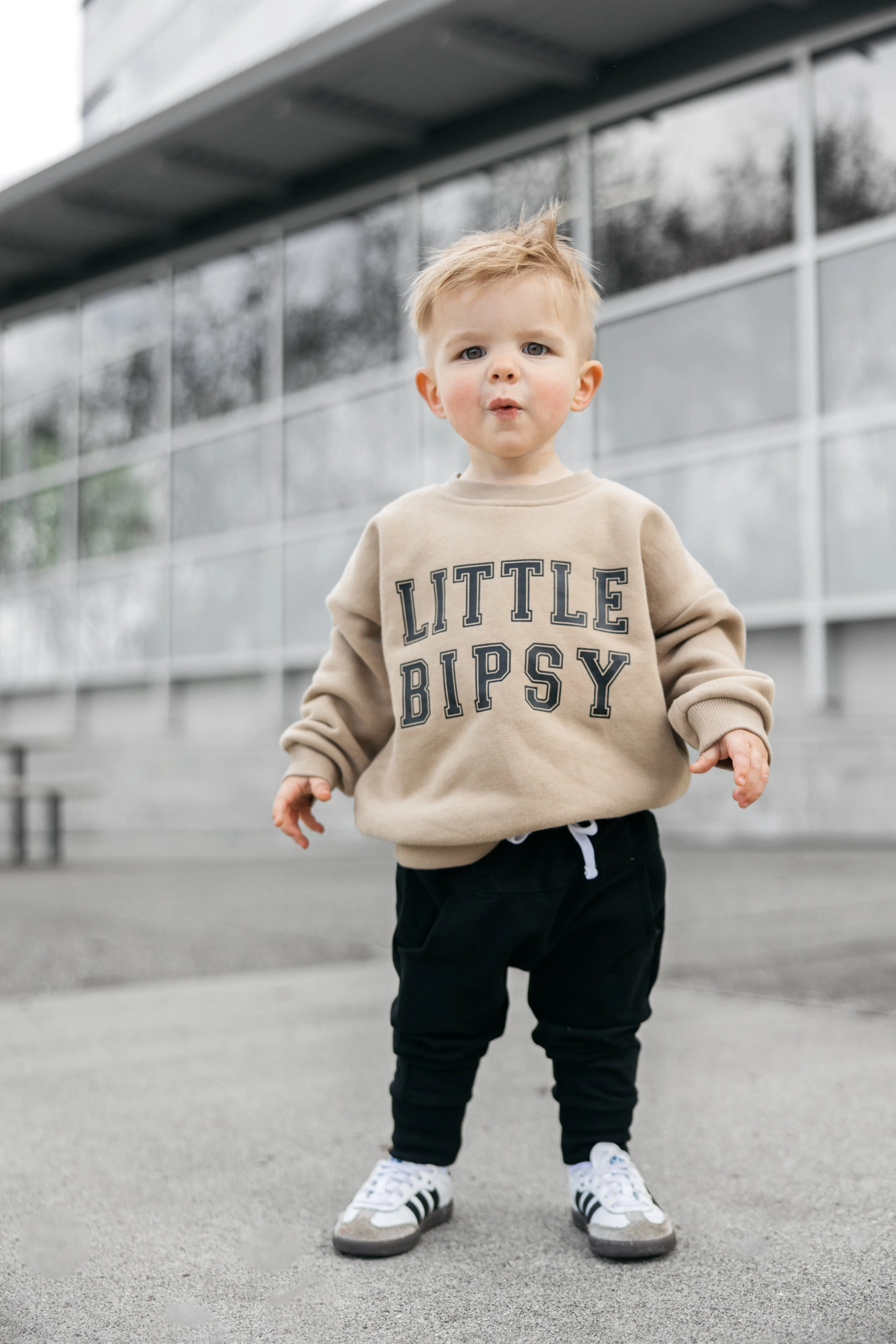 LB Collegiate Crewneck - Tan