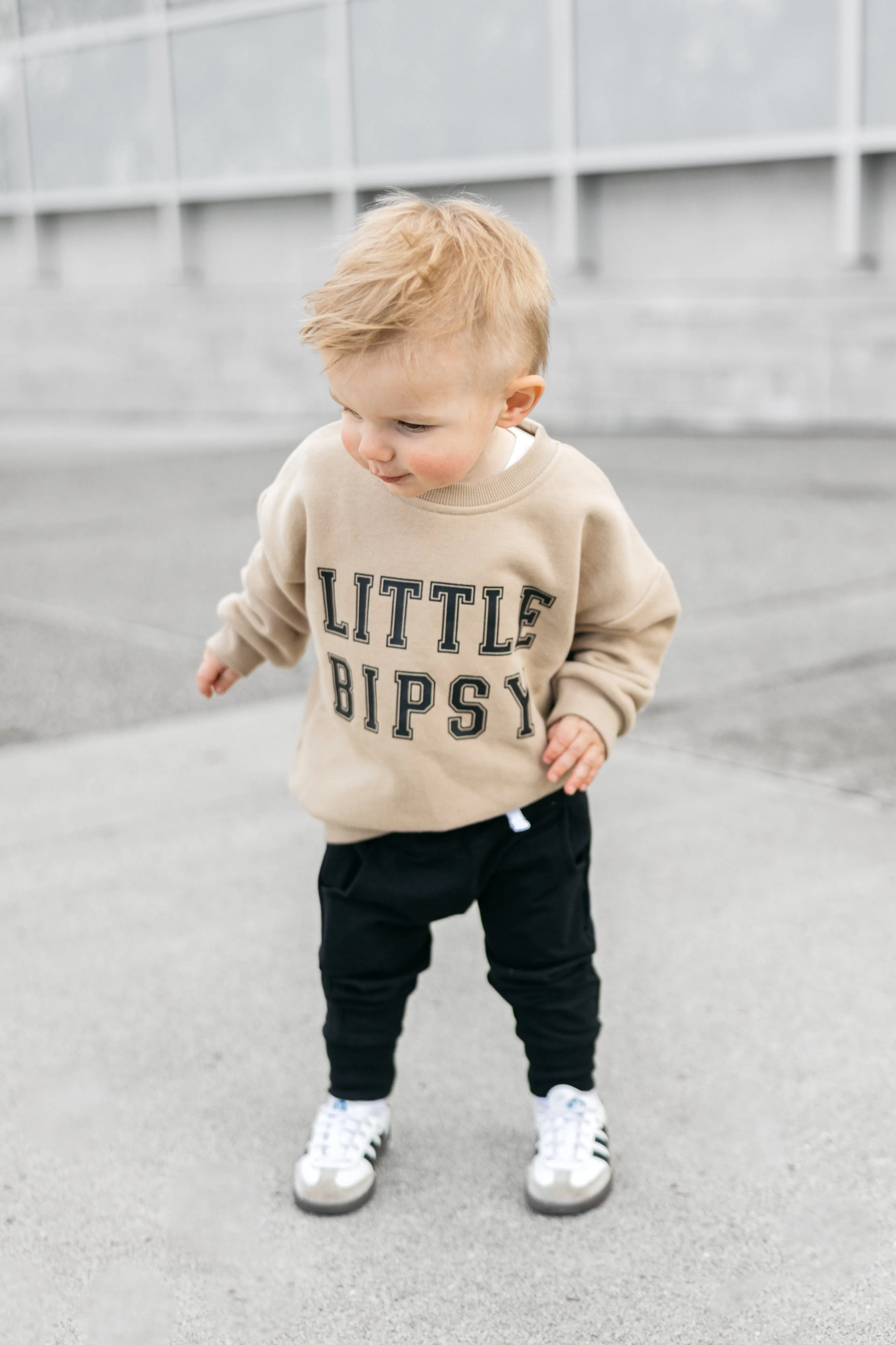 LB Collegiate Crewneck - Tan