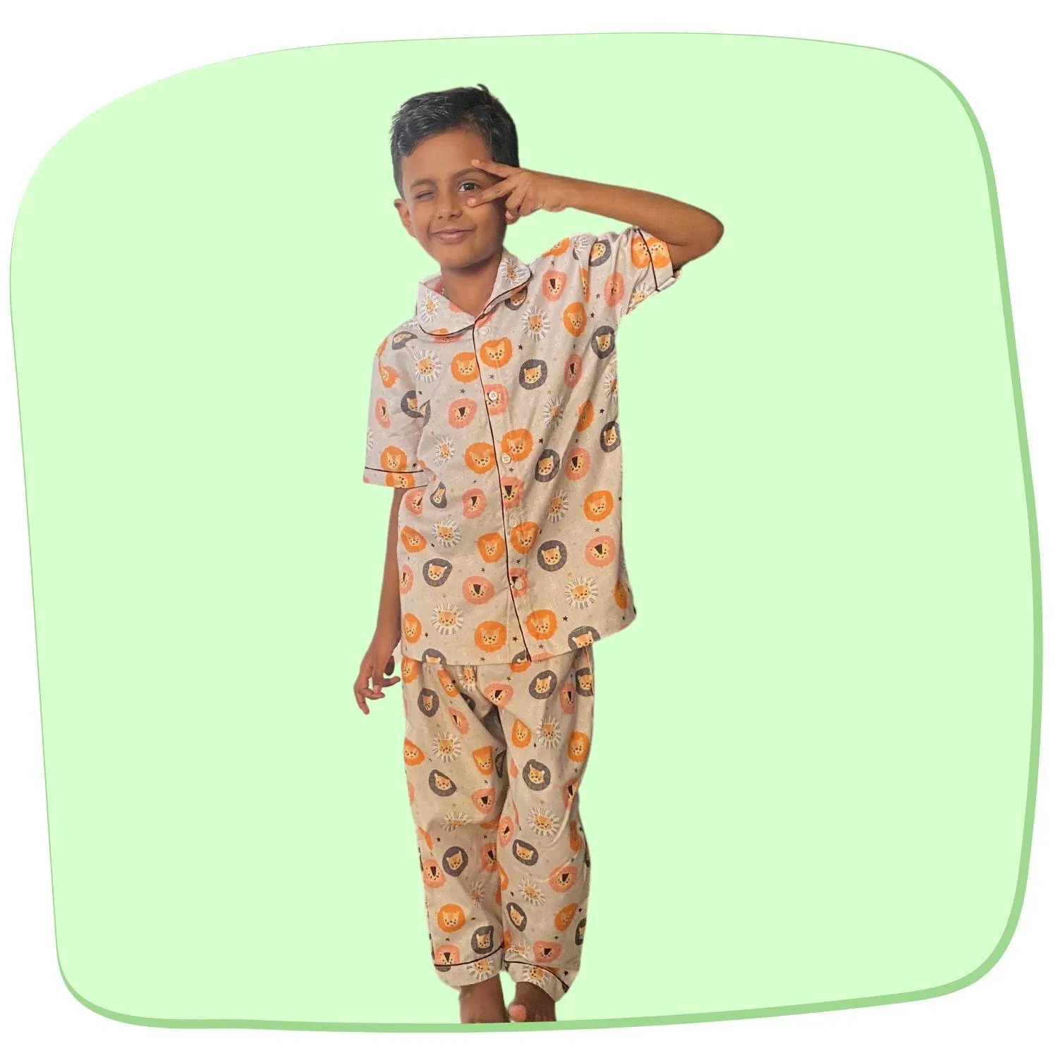 Lion Pajama Set