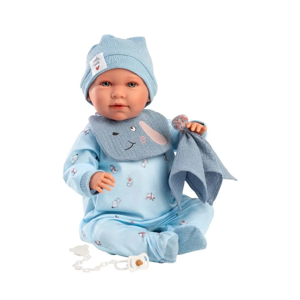 Llorens - Baby Boy Doll with Crying Mechanism, Clothing & Accessories: Mimo 42cm