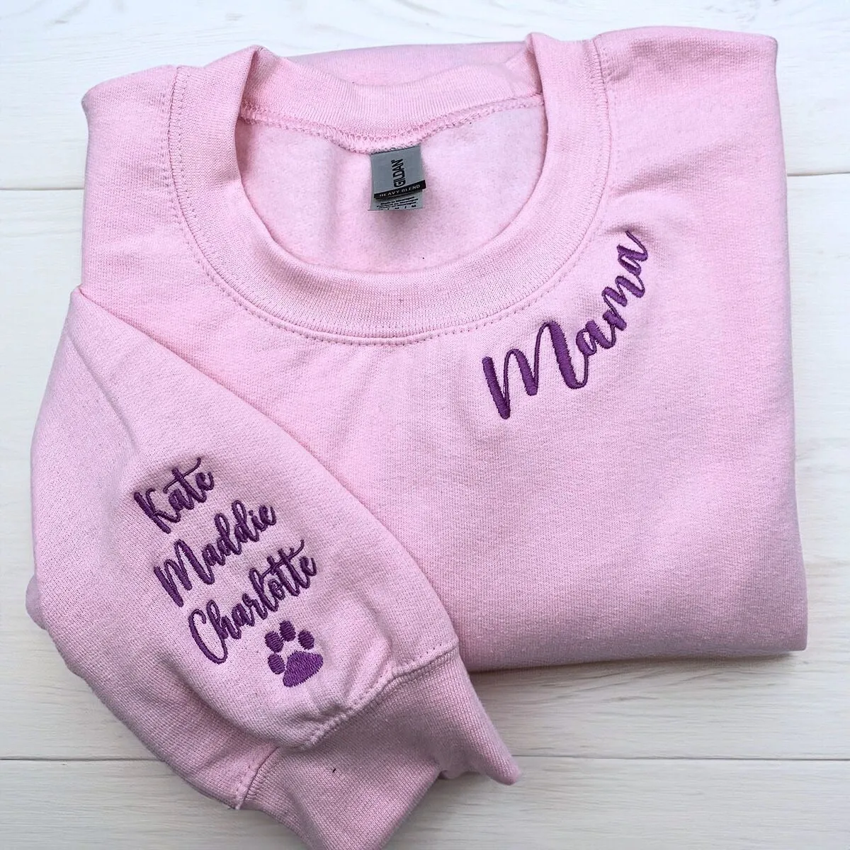 Mama Twin Pack: Embroidered Sweatshirt & Tote Bag