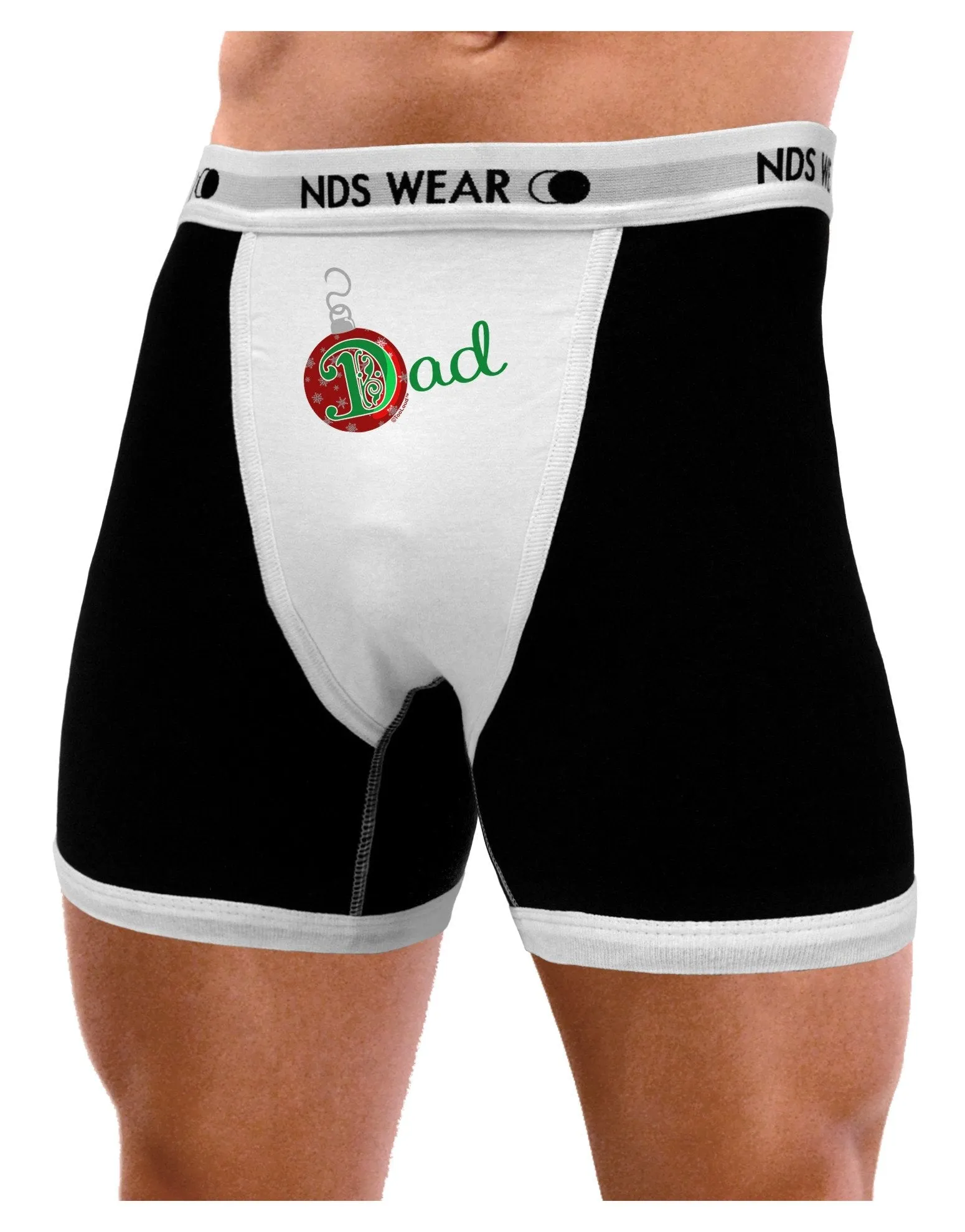 Matching Family Ornament Dad Mens Boxer Brief Underwear