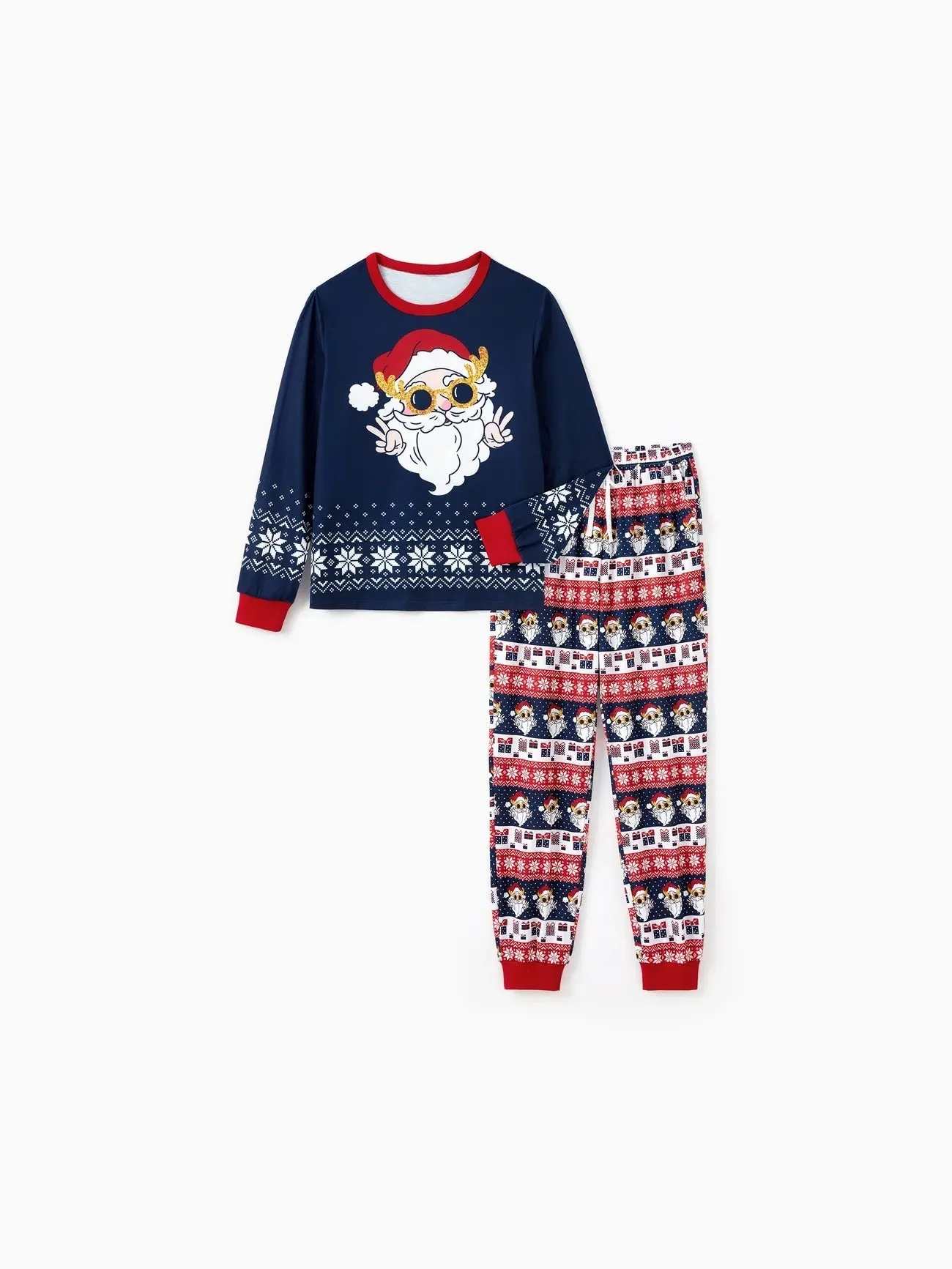 Matching Family Santa Graphic Pajama Set