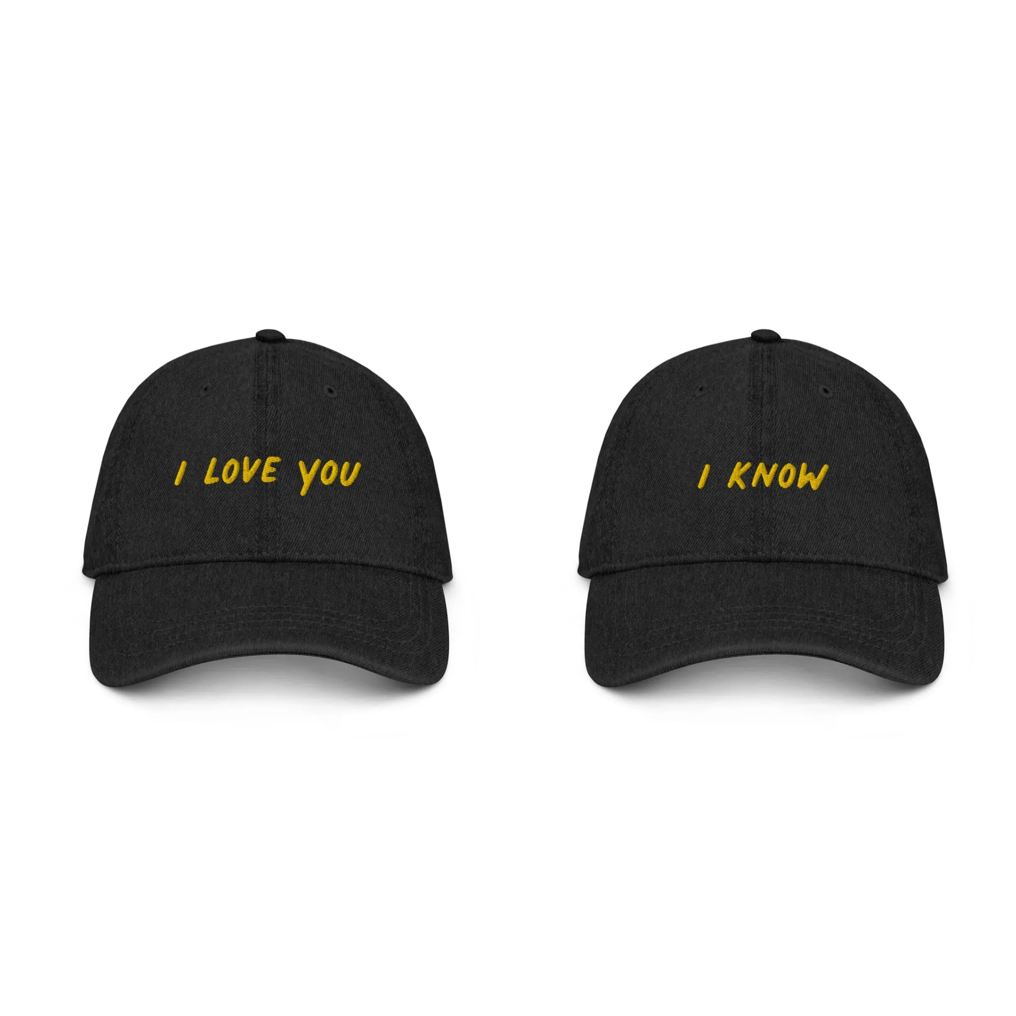 Matching I Love You I Know Hats