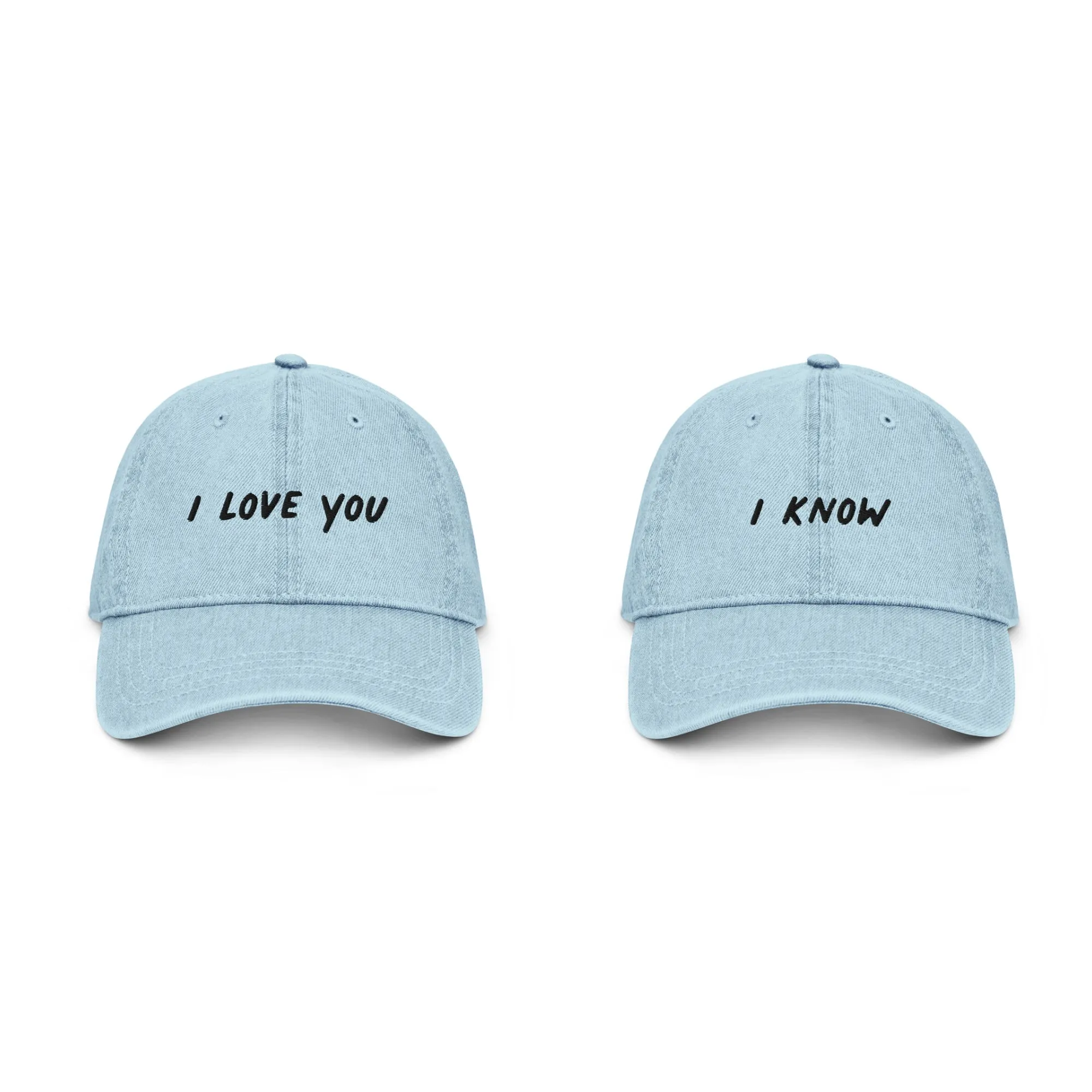 Matching I Love You I Know Hats