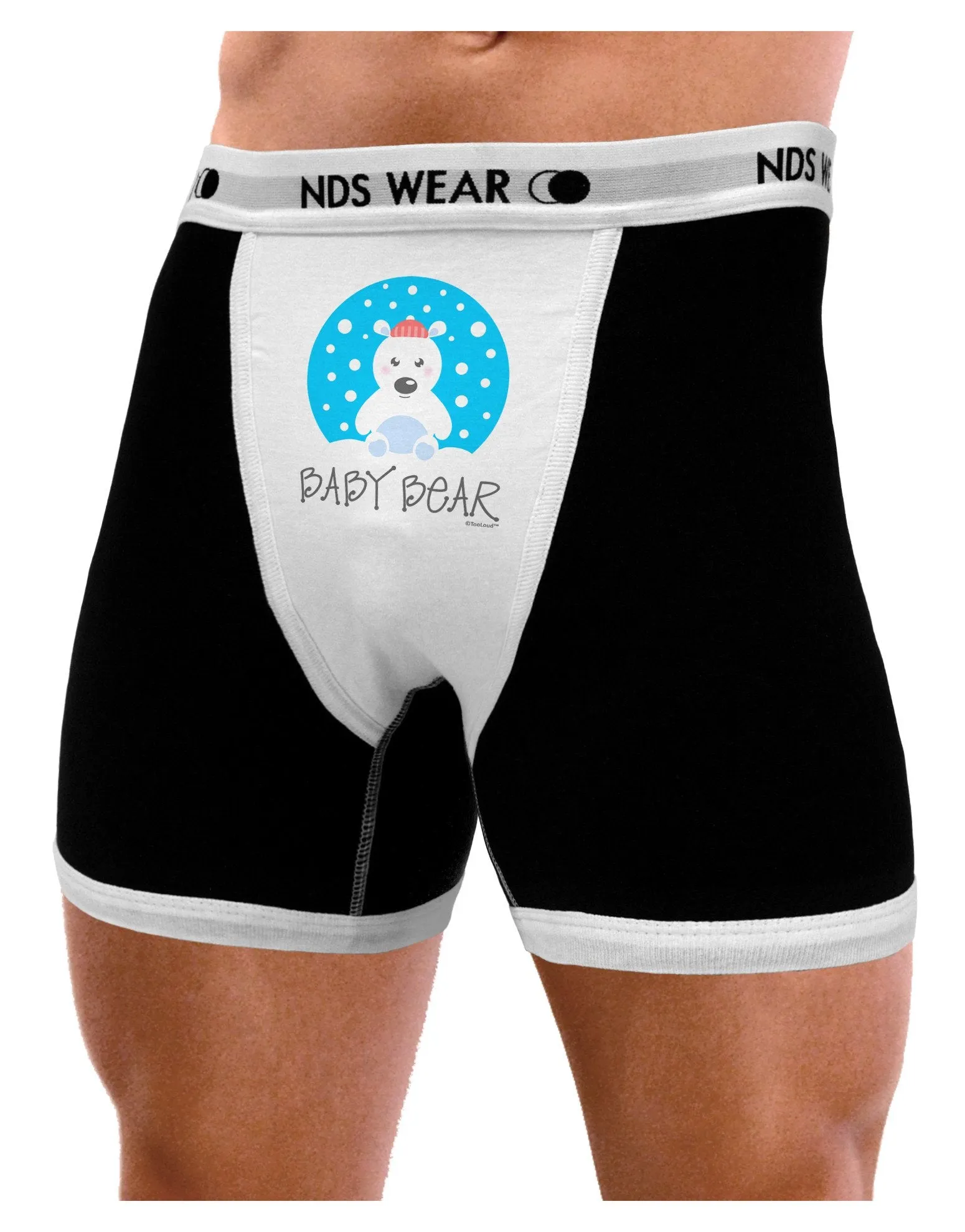 Matching Polar Bear Family - Baby Bear Mens Boxer Brief Underwear by TooLoud