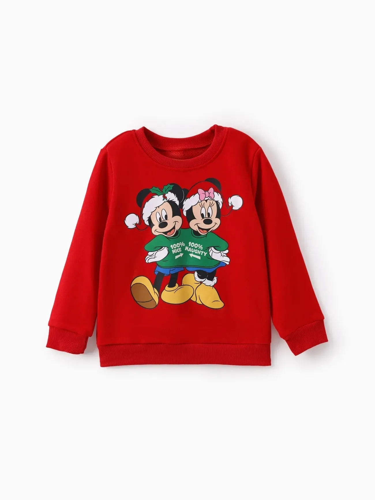 Mickey And Friends Printed Family Christmas Matching Sweatshirt