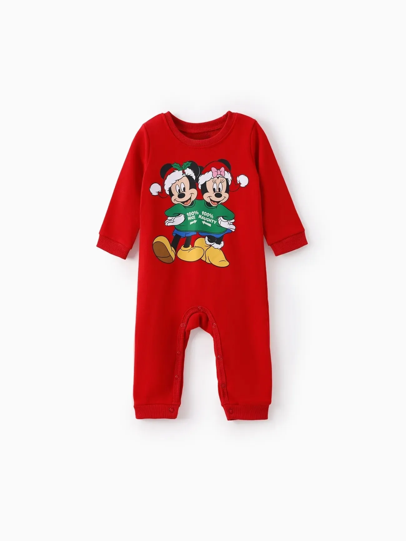 Mickey And Friends Printed Family Christmas Matching Sweatshirt