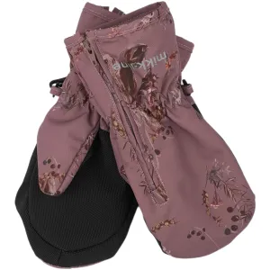 Mikk-Line Twilight Mauve Polyester undefined Mittens w. Zip