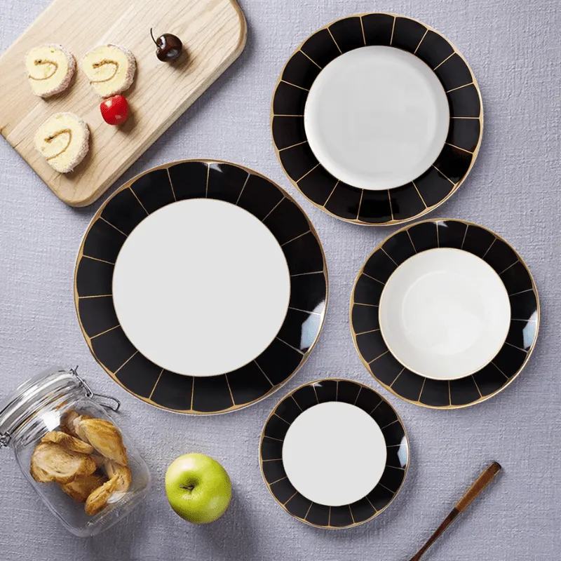 Nero 16-Piece Plate Set Serves 4