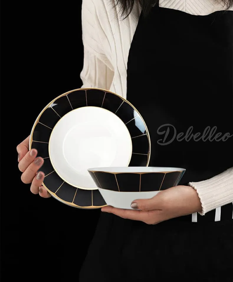 Nero 16-Piece Plate Set Serves 4