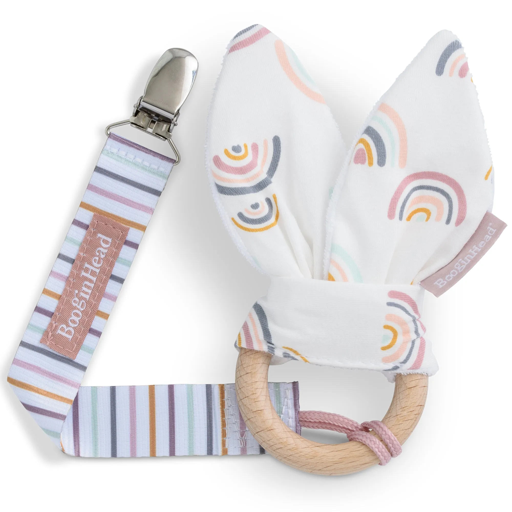 NEW! BunBun Teether & Pacifier Clip Combo