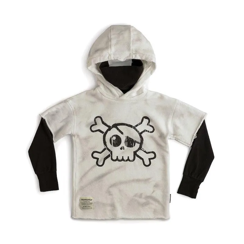 NUNUNU Skull Twofer Ninja Hoodie