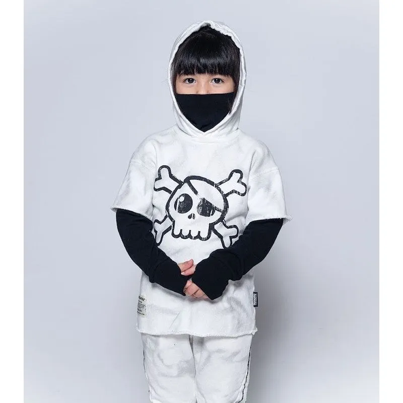 NUNUNU Skull Twofer Ninja Hoodie