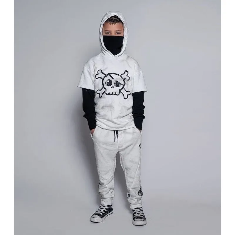 NUNUNU Skull Twofer Ninja Hoodie