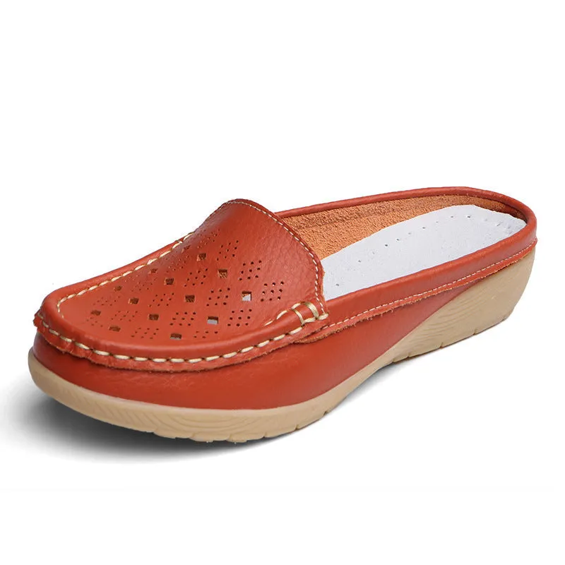 Owlkay Single Slope Heel Hollow Shoes: Lightweight, Stylish, and Comfortable for Everyday Wear