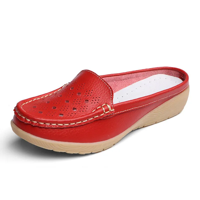 Owlkay Single Slope Heel Hollow Shoes: Lightweight, Stylish, and Comfortable for Everyday Wear