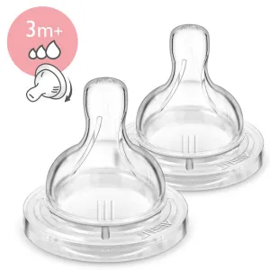 Philips Avent Anti-Colic Nipple - Variable Flow 3m 