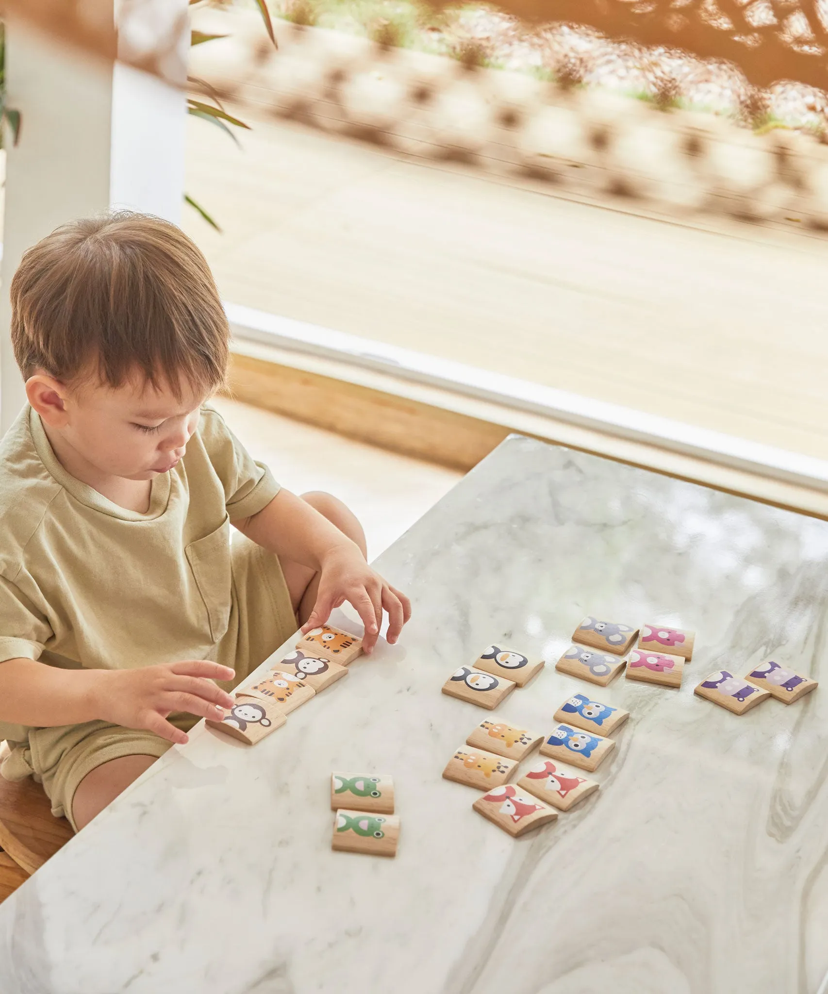 PlanToys Matching Animals Memory Game