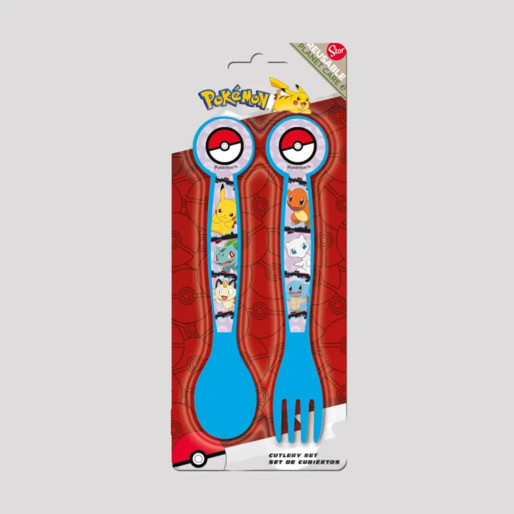 Pokemon Children's Cutlery Set - 2 Pcs