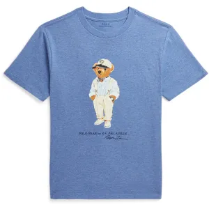 Polo Ralph Lauren Latc Blue Hthr Hmgy Bear T-Shirt