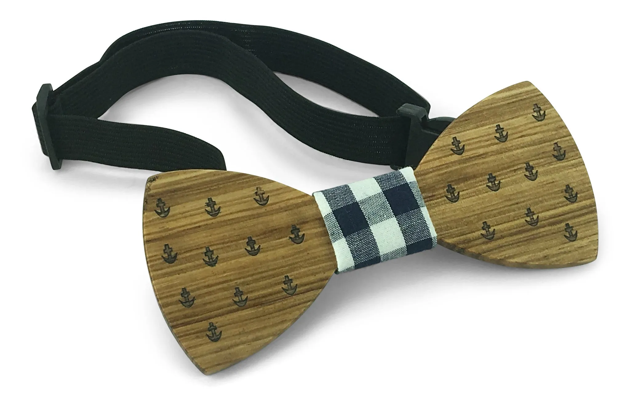 Premium Wooden Creative Handmade Bowtie with Matching Cotton Mens Blend Sock