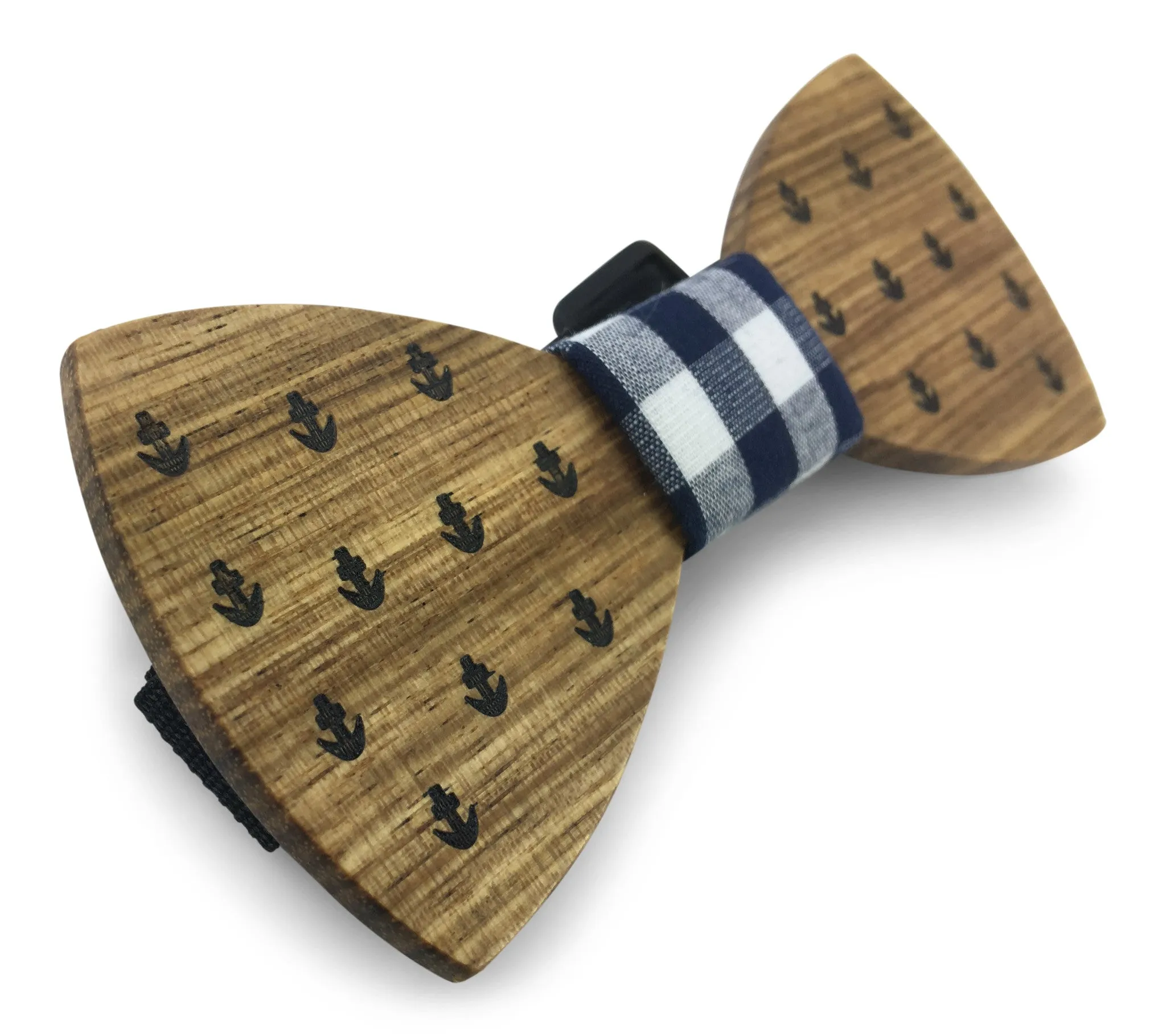 Premium Wooden Creative Handmade Bowtie with Matching Cotton Mens Blend Sock