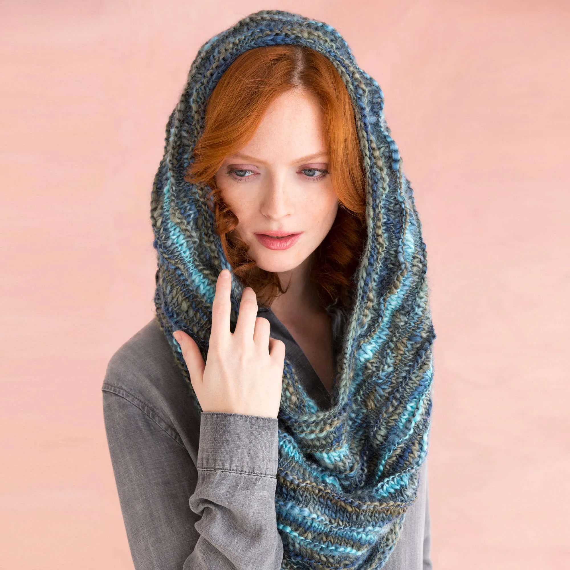 Red Heart Knit Multi-Wear Cowl