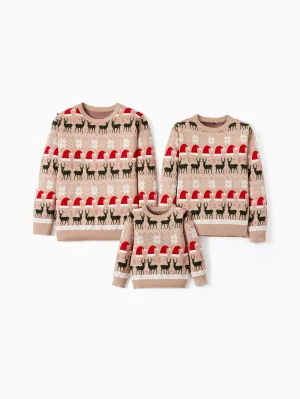 Reindeer Family Christmas Sweater